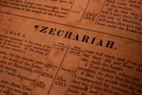 Zechariah Stock Photos