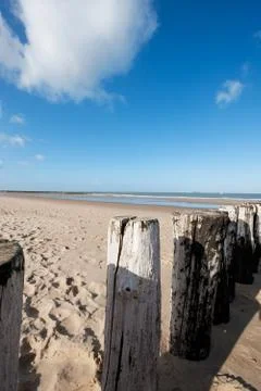 Zeeland beach Stock-Fotos