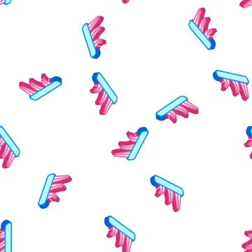 Zeger cone, pyroscope isometric icon seamless pattern Stock Illustration