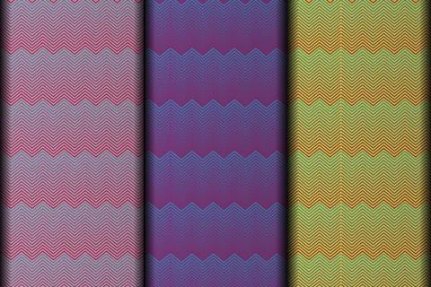 Zegzag vector eps seamless pattern design. Stock Illustration