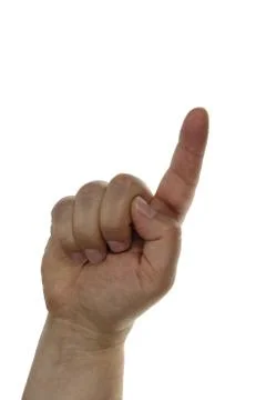 Zeigefinger Stock Photos