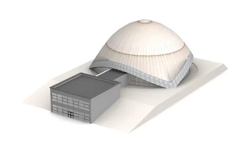 Zeiss planetarium Stock Illustration