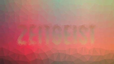 Zeitgeist dissolving strange tessellated looping pulsing triangles Stock Footage 109239941