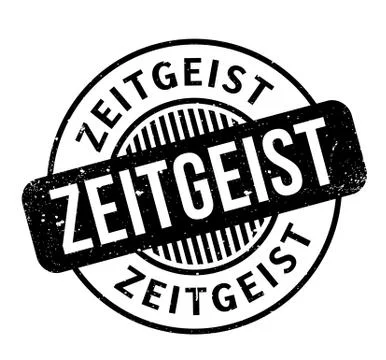 Zeitgeist rubber stamp Stock Illustration
