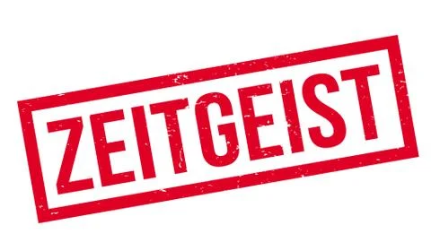 Zeitgeist rubber stamp Stock Illustration