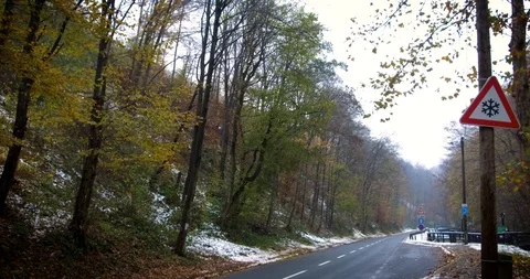 Zelena Vrtna park in Zagreb on a fall day Stock-Footage 99322231