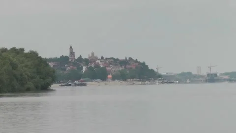 Zemun: panoramic view Video stock 154753147