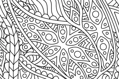 Zen art with abstract rectangle line art Illustrazione stock