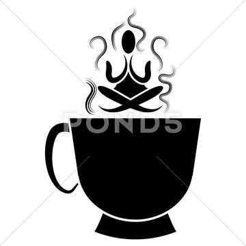 Zen Buddhism Abstract Icon Stock Illustration
