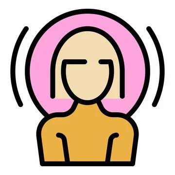 Zen calm icon vector flat Stock Illustration