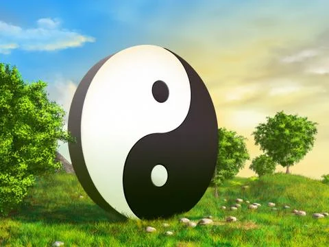 Zen garden Illustrazione stock