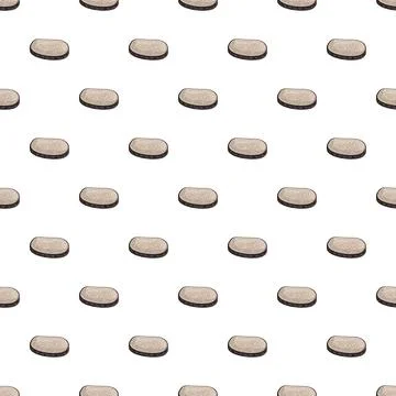 Zen garden rocks repeating pattern seamless background Stock Illustration