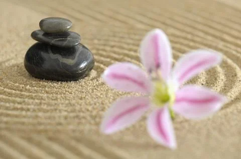 Zen garten Stock Photos