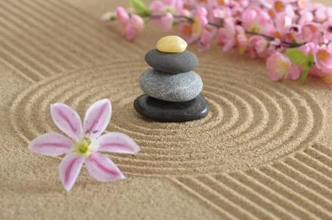 Zen garten Stock Photos