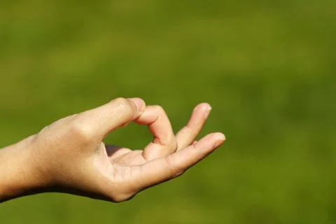 Zen hand Stock Photos