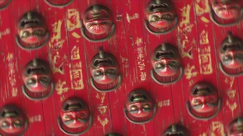 Zen Knocker Rotation Motion Stock Footage 306463882