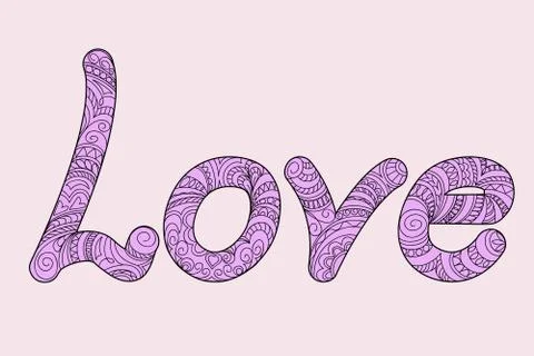 Zen loveviolet Stock Illustration