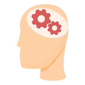 Zen mind icon cartoon vector. Stress work 스톡 일러스트