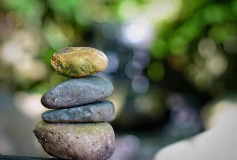 Zen rock formation Foto stock