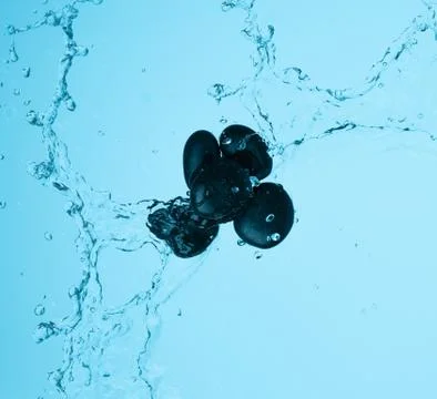 Zen rocks overhead view Stock Photos