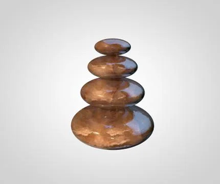 Zen stone Stock Illustration