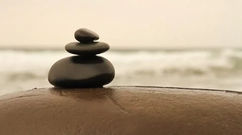 Zen stones Stock Footage 8831859