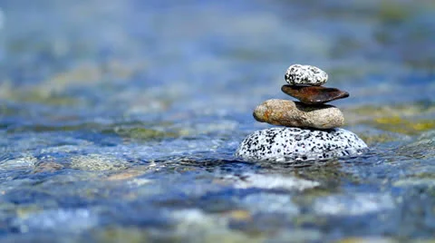 Zen stones. Stock Footage 22970783