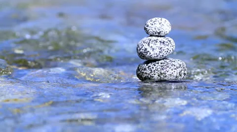 Zen Stones. Stock Footage 22972049