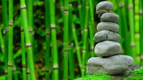 Zen stones. Stock Footage 155340165