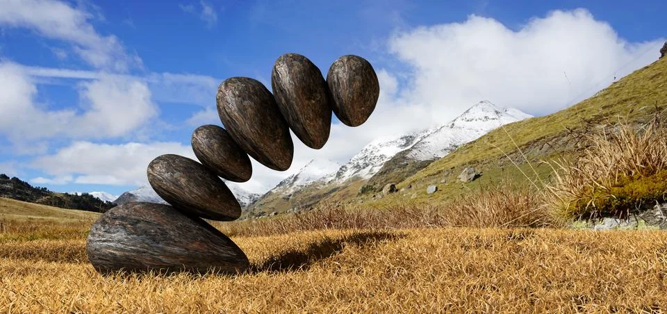 Zen stones Stock Illustration