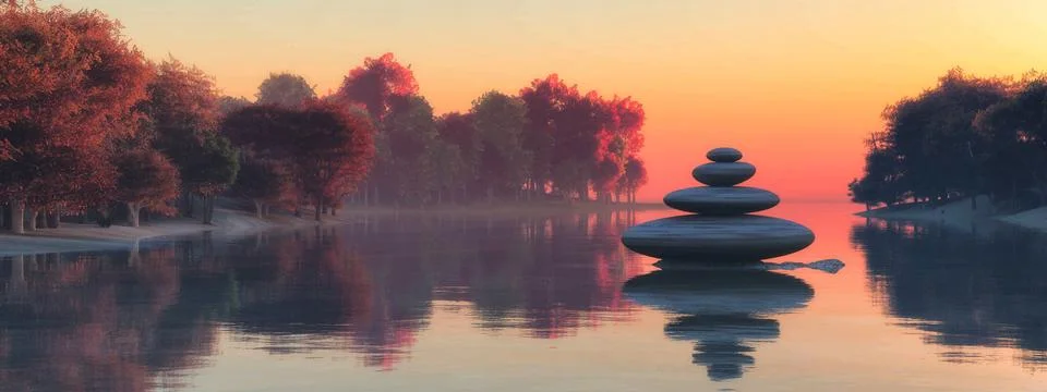 Zen stones Stock Illustration