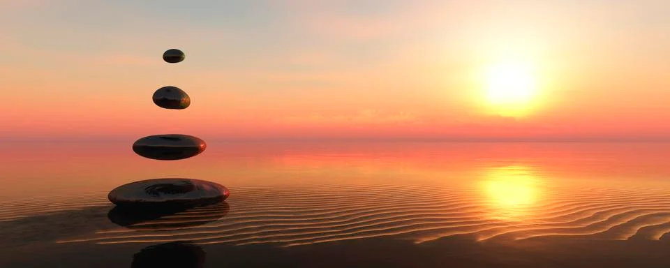 Zen stones Stock Illustration