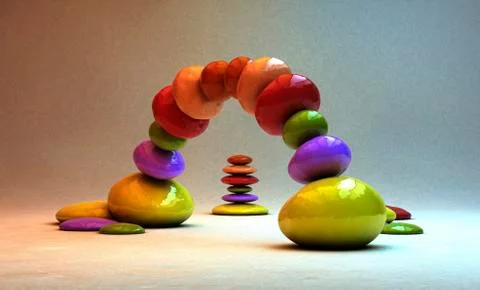 Zen stones Stock Illustration