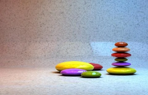 Zen stones Stock Illustration