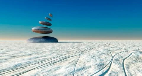 Zen stones Stock Illustration