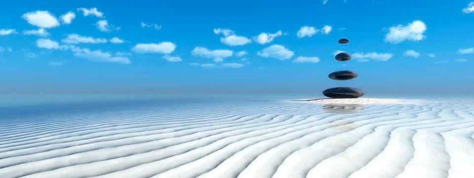 Zen stones Stock Illustration