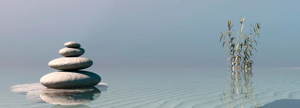 Zen stones Stock Illustration