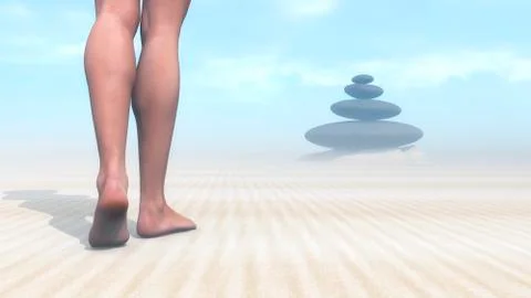 Zen stones Stock Illustration