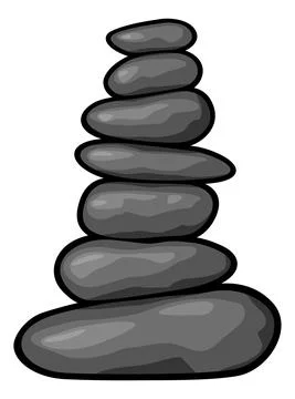 Zen stones Stock Illustration