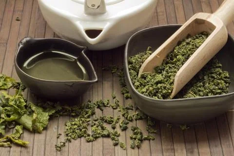 Zen tea setting Stock Photos