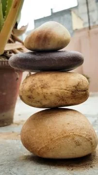Zen is teaching us Diversity is important for balance Stock Photos
