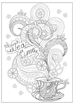 Zen time fortime Illustrazione stock