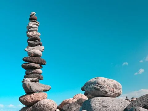 Zen tower Stockfoto's