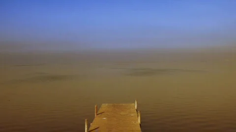 Zen wharf 库存影片 694965