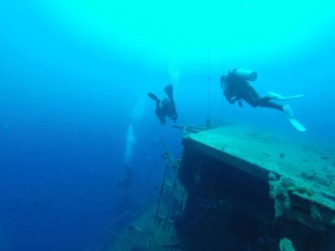 Zenobia wreck Foto stock