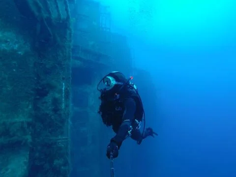 Zenobia wreck Foto stock