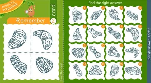 Zentangle 2 right answer memory Illustrazione stock