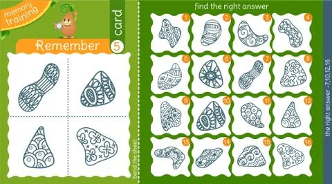 Zentangle 5 right answer memory Stock Illustration