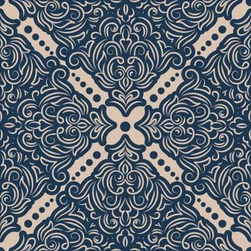 Zentangle styled geometric ornament pattern element. Orient traditional ornam Illustrazione stock