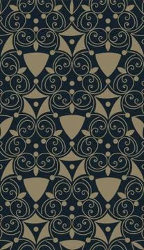 Zentangle styled geometric ornament pattern element. Orient traditional ornam 스톡 일러스트